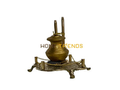 Handcrafted Brass Gharvi Vessels