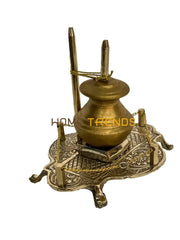 Handcrafted Brass Gharvi Vessels