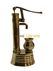 Handcrafted Brass Golden Hand Pump Miscellaneous Decor