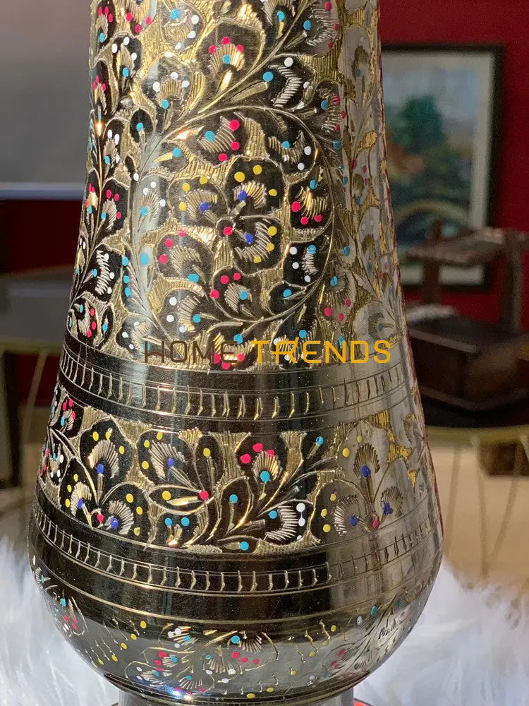 Handcrafted Brass Multicolor 16 Vase Vases