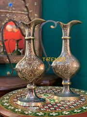 Handcrafted Brass Multicolor Decorative 16 Jug Jugs
