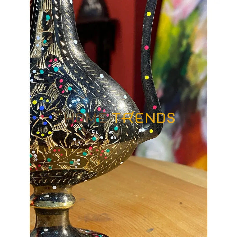Handcrafted Brass Multicolor Decorative 8 Jug Vases