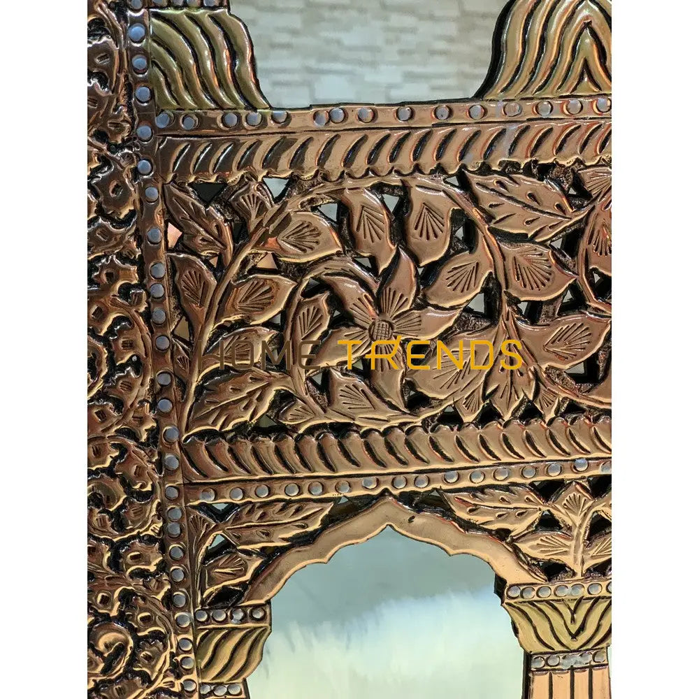 Handcrafted Extra Large Brass Baradari Wall Mirrors