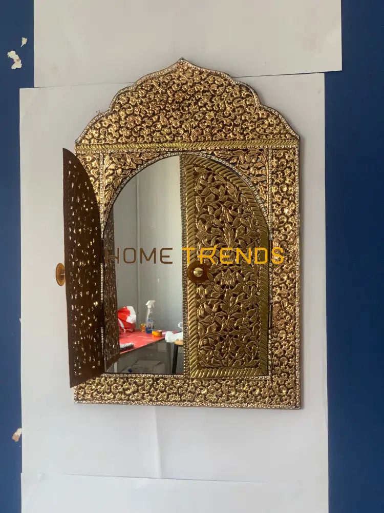 Handcrafted Large Brass Door Mirror Wall Mirrors