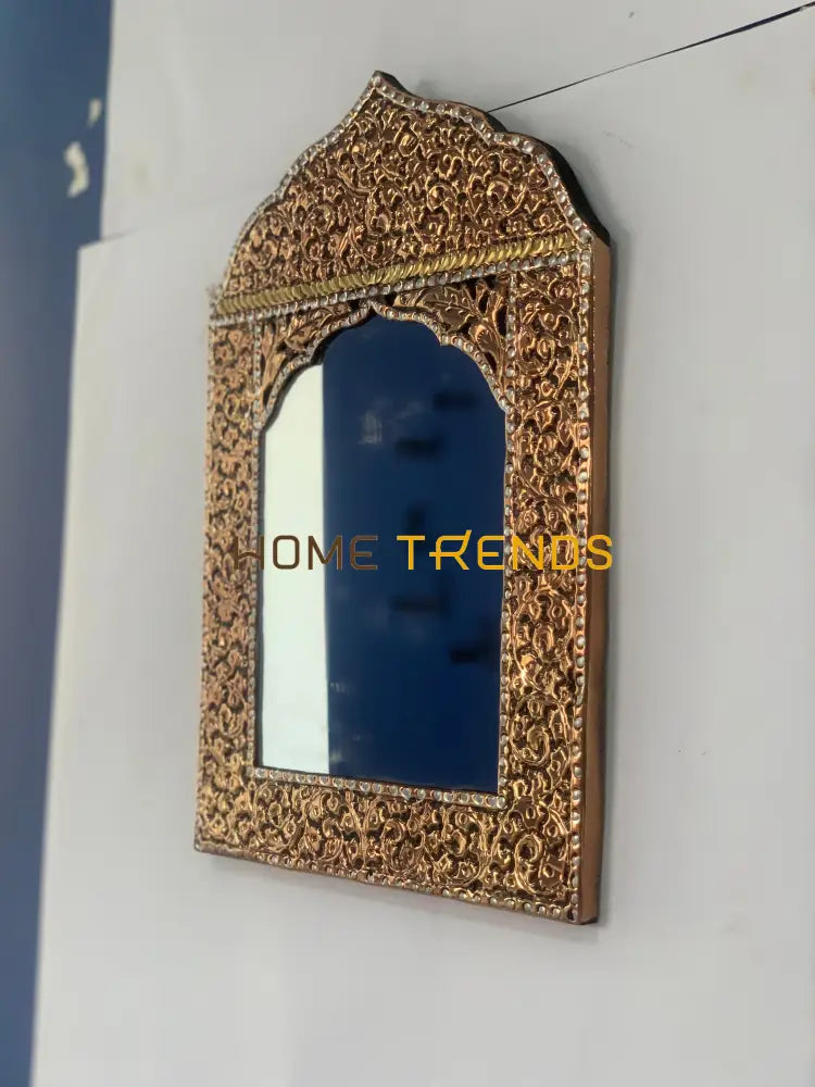Handcrafted Medium Brass Mirror Wall Mirrors