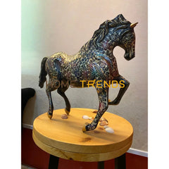 Handcrafted Multi Color Large Brass Horse Sculptures & Monuments