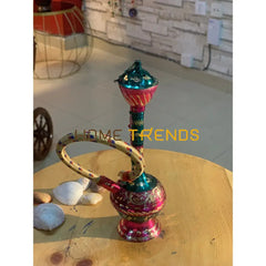 Handcrafted Multicolor Brass 7 Hukka Miscellaneous Decor