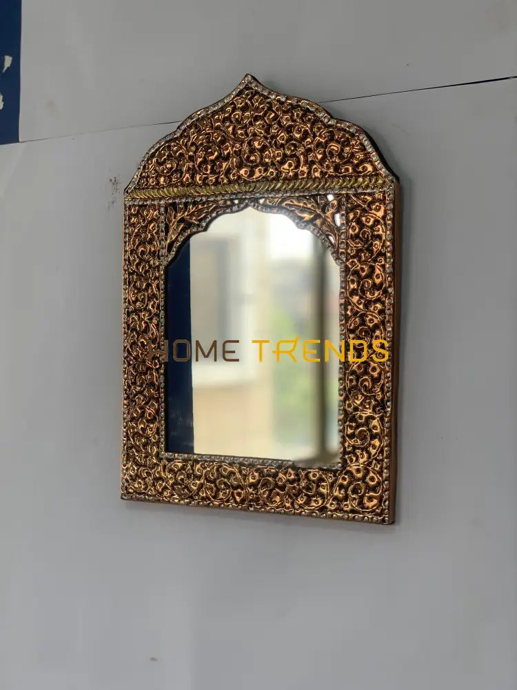 Handcrafted Small Brass Mirror Wall Mirrors