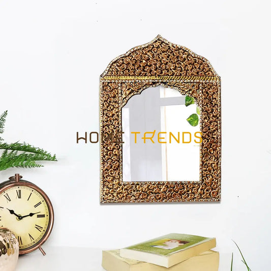 Handcrafted Small Brass Mirror Wall Mirrors