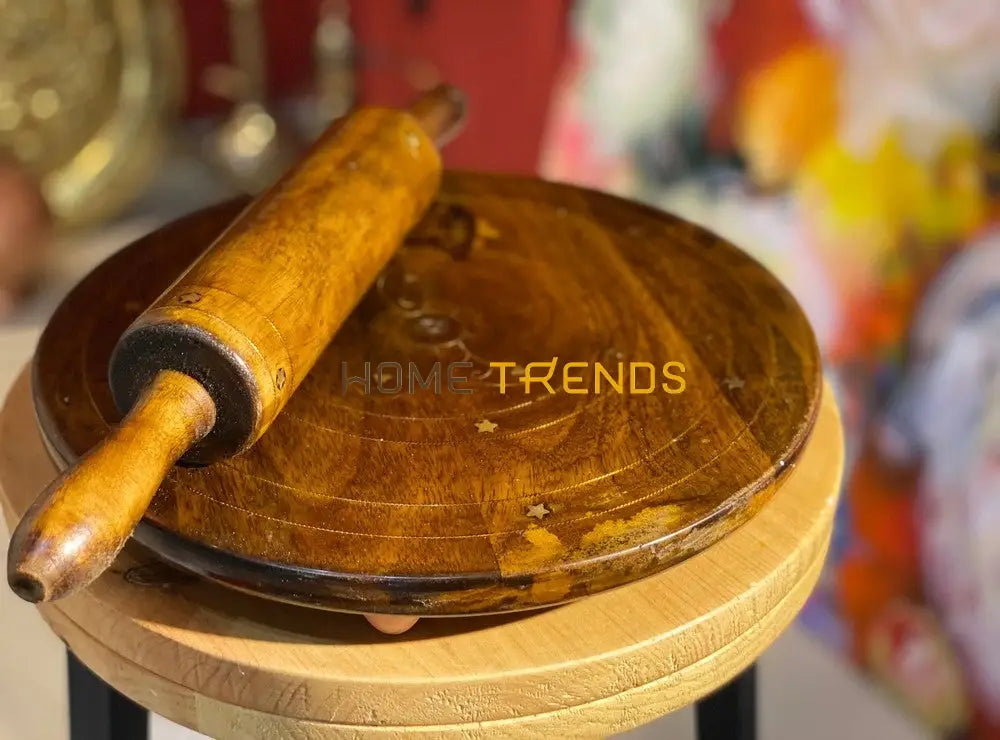 Handmade Wooden Roller And Board Roti Maker – hometrends
