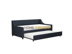 Her Majesty Blue Daybed And Trundle Bed