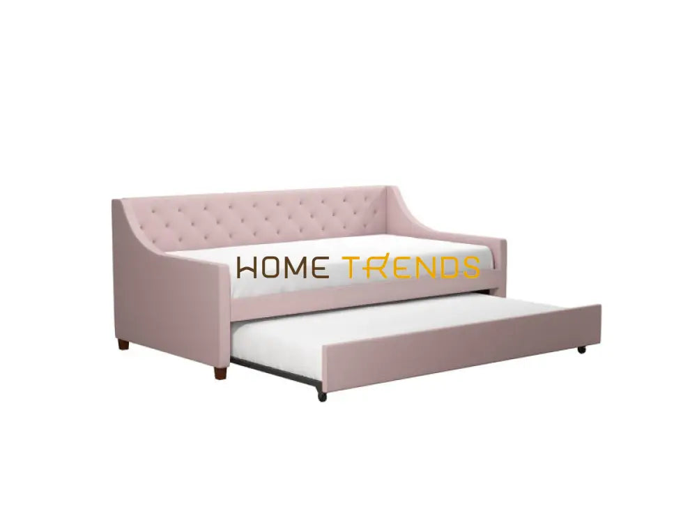 Her Majesty Light Pink Daybed and Trundle