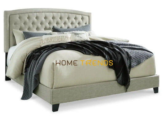 Jerary Upholstered Bed with Tufted Headboard