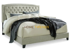 Jerary Upholstered Bed with Tufted Headboard