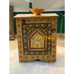 Swati Handpainted Small Cabinet Accent Tables