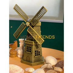 Metal Holland Windmill Model Sculptures & Monuments