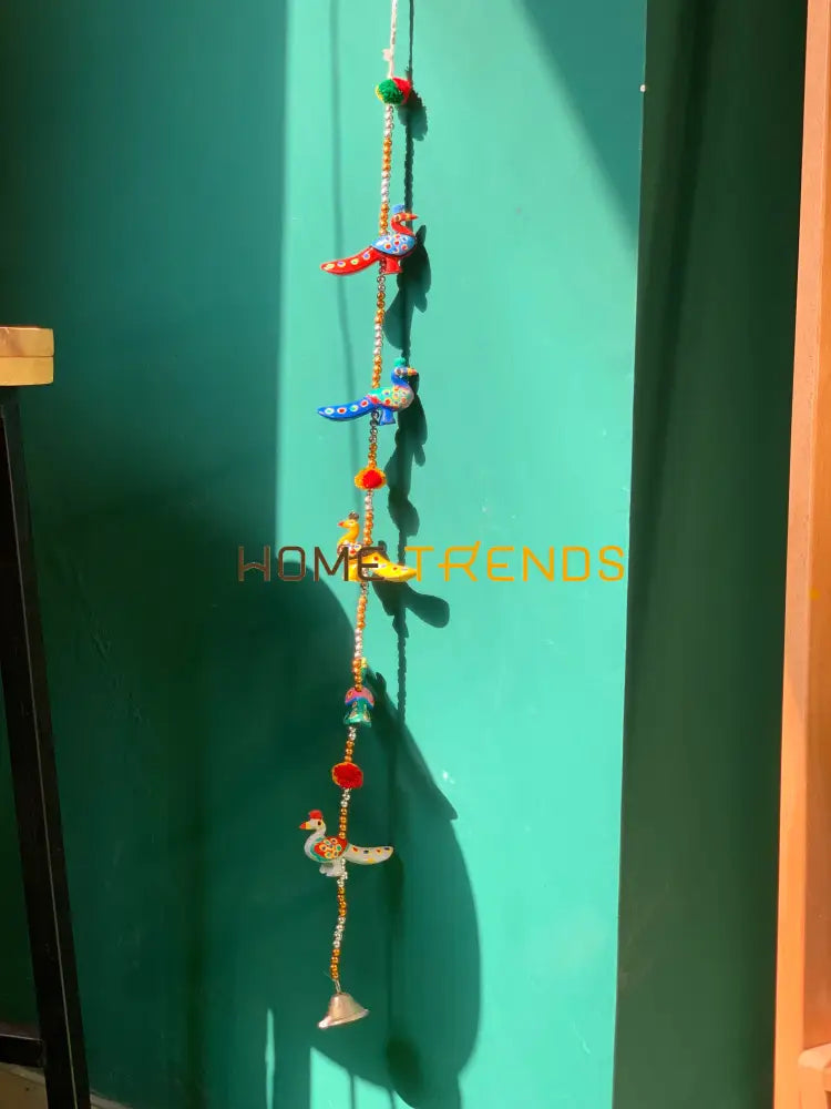 Multi Color Peacock Chimes