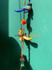 Multi Color Peacock Chimes