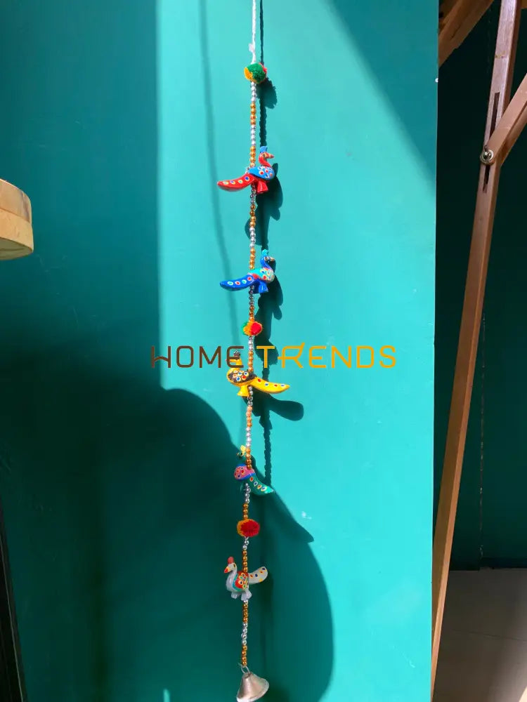 Multi Color Peacock Chimes