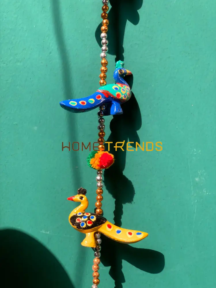 Multi Color Peacock Chimes