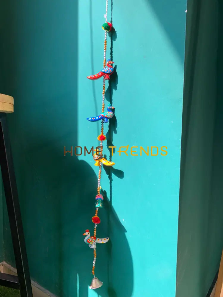 Multi Color Peacock Chimes
