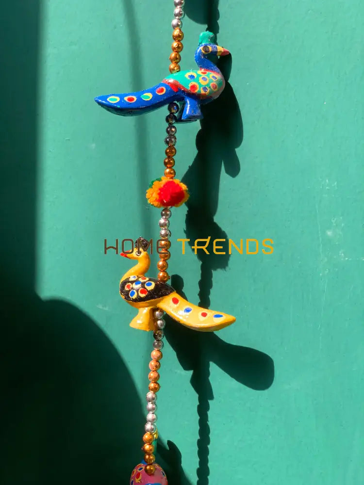 Multi Color Peacock Chimes