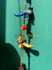 Multi Color Peacock Chimes