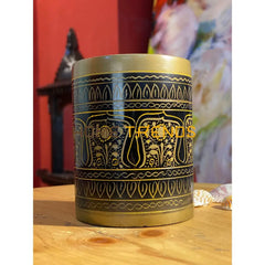 Naqshi Black And Golden Pen Holder Holders