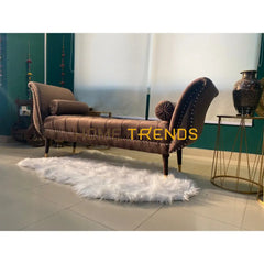 Oxford Brown Velvet Bench Benches & Stools