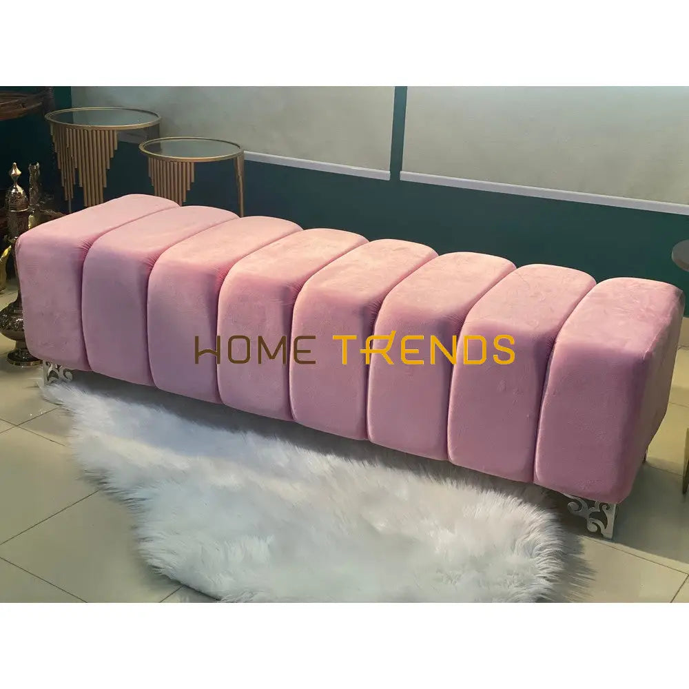 Passions Pink Velvet Bench Benches & Stools