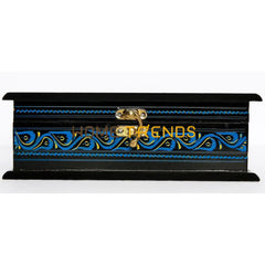 Rectangular Blue Naqshi Jewellery Box Jewelry Boxes