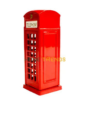 Red London Small Telephone Booth Model Sculptures & Monuments