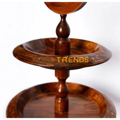 Royal Round Brass Gloss Confectionery Cake Stand Stands