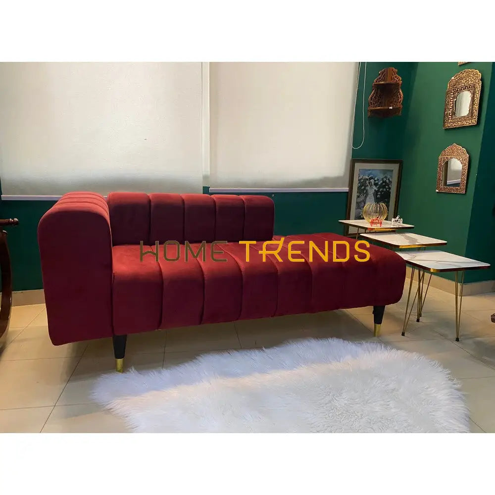 Signature Maroon Velvet Sofa Sofas