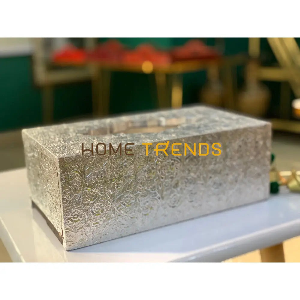 Silver Tissue Box Boxes