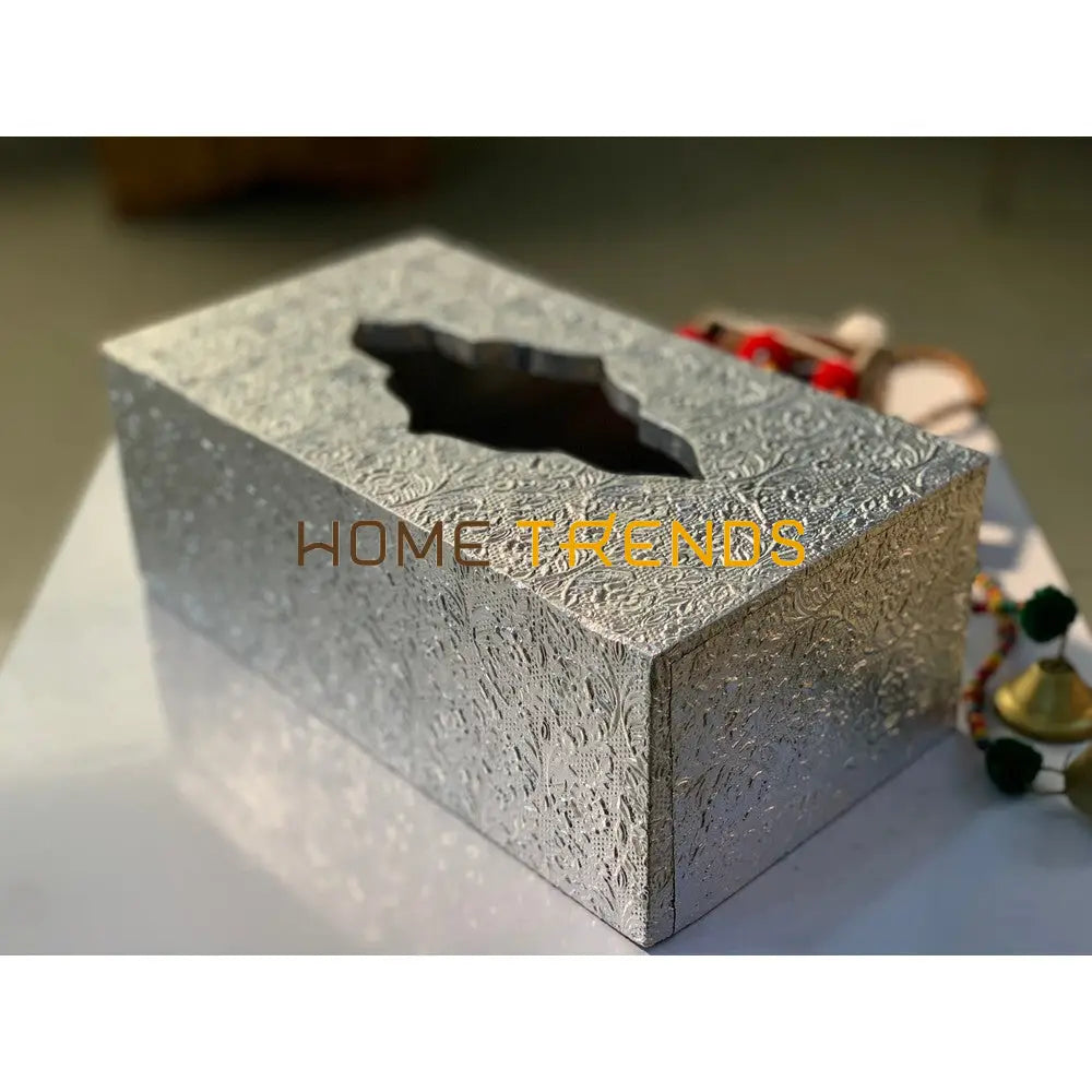 Silver Tissue Box Boxes
