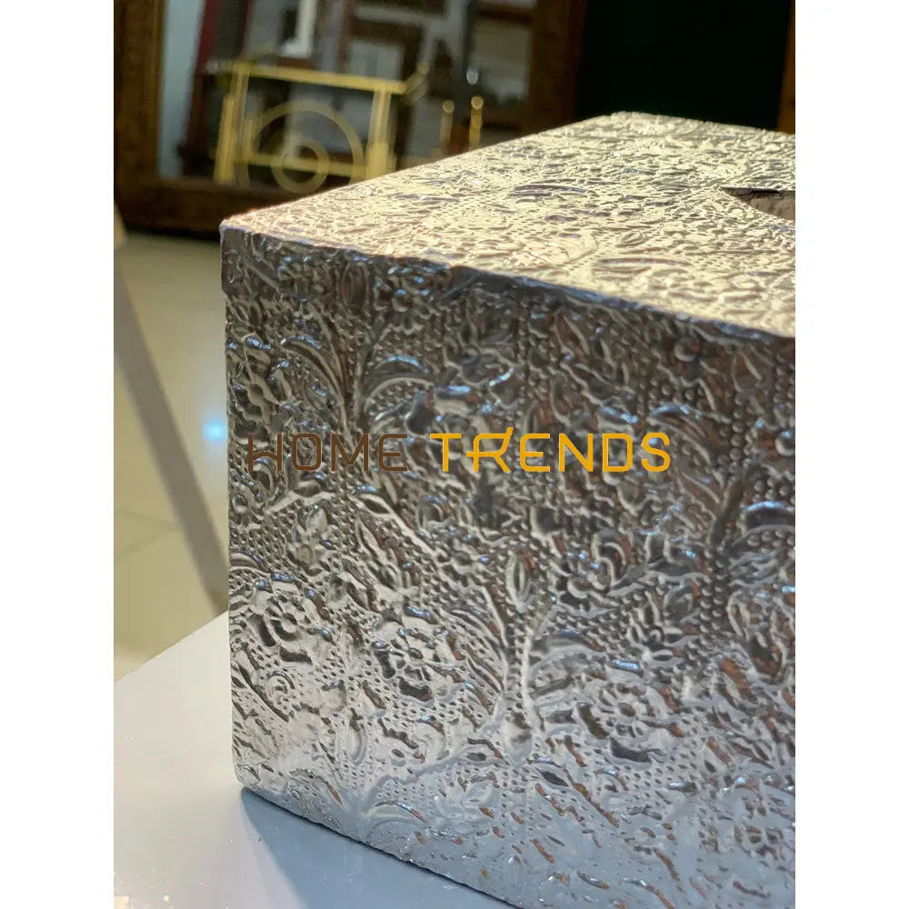 Silver Tissue Box Boxes