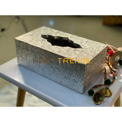 Silver Tissue Box Boxes