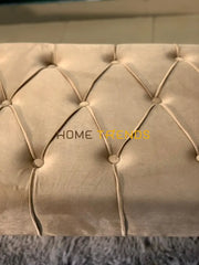 Sleeky Golden Velvet Bench Benches & Stools