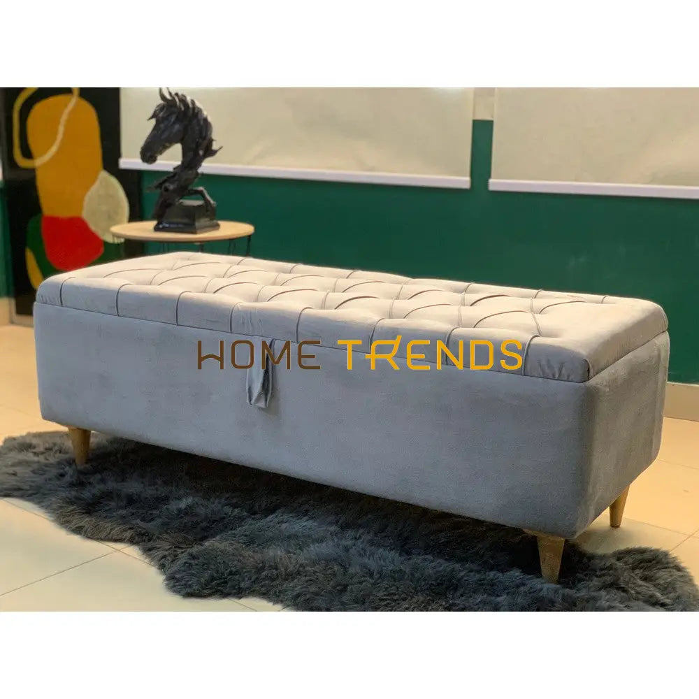 Sophie Grey Storage Bench Benches & Stools