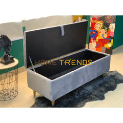 Sophie Grey Storage Bench Benches & Stools