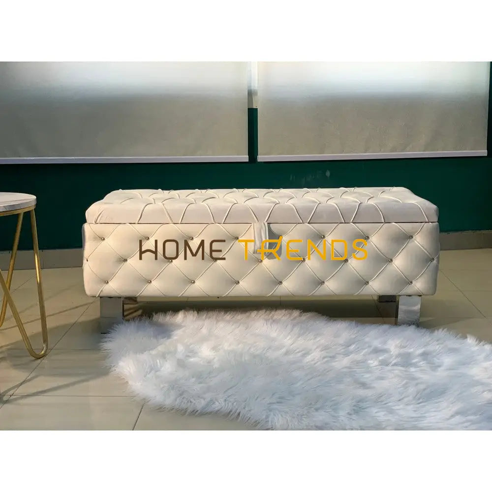 Sophie White Storage Bench Benches & Stools
