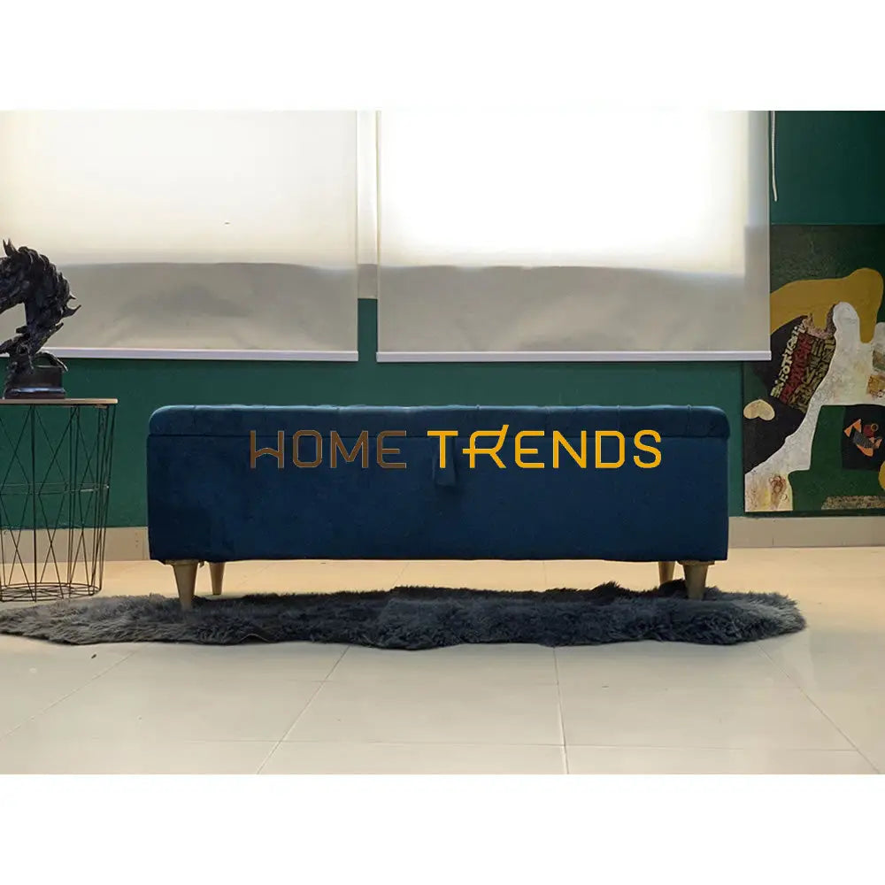 Sophie Off White Storage Bench Teal Benches & Stools