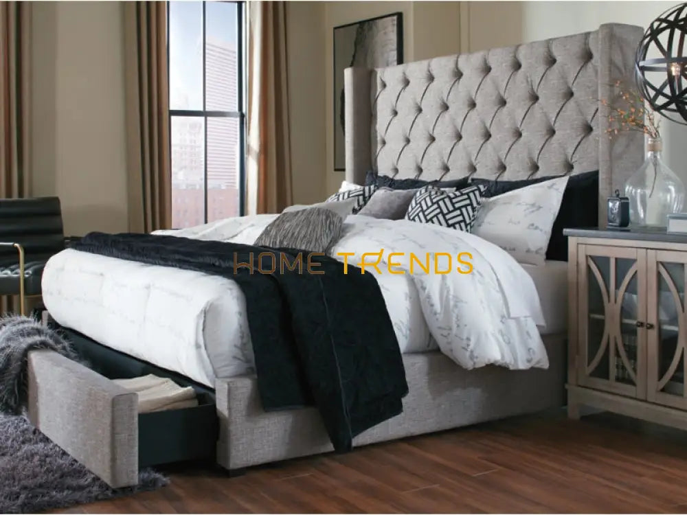 Sorinella Upholstered Bed with 1 Large Storage Drawer