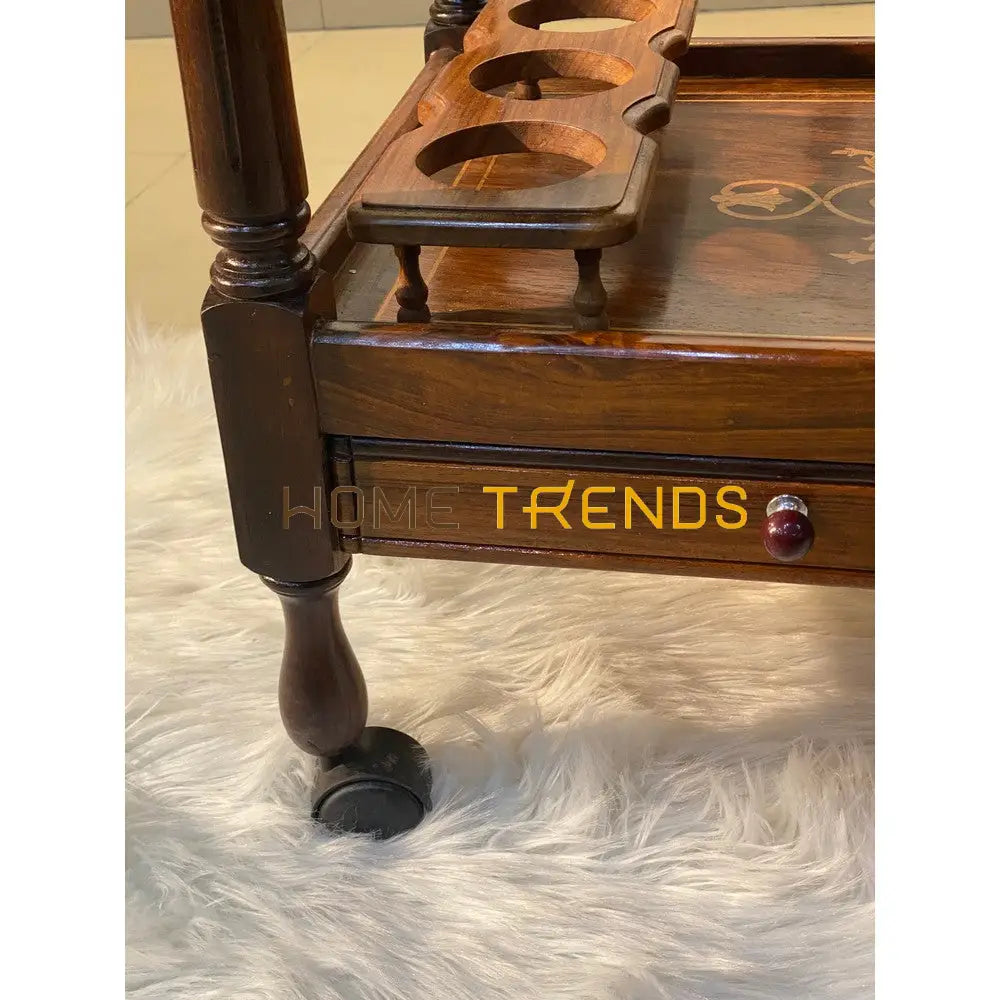 The Royal Solid Wood Tea Trolley