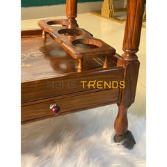 The Royal Solid Wood Tea Trolley