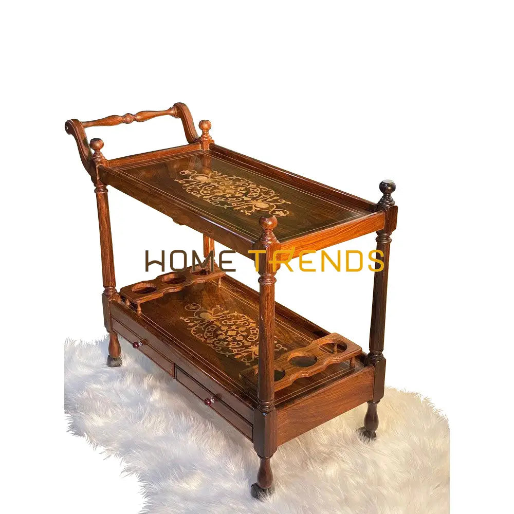 The Royal Solid Wood Tea Trolley