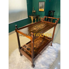 The Royal Solid Wood Tea Trolley