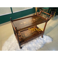 The Royal Solid Wood Tea Trolley