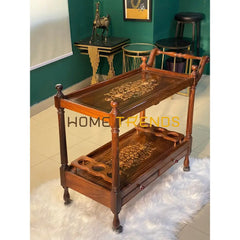 The Royal Solid Wood Tea Trolley